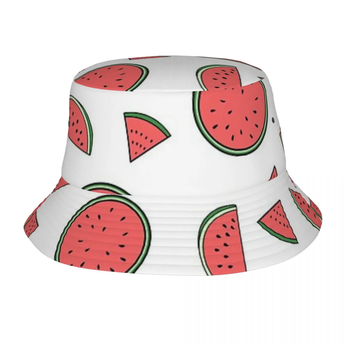 

Cute Watermelon Slices Bucket Hat Panama For Man Woman Bob Hats Outdoor Reversible Fisherman Hats For Summer Fishing Unisex Caps