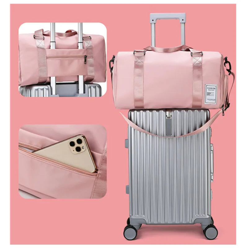 Gym Bags For Men Travel Women's Large Swimming Handbags Waterproof Fitness Luggage Suitcase Shoulder Bolsas Yoga Sports Female