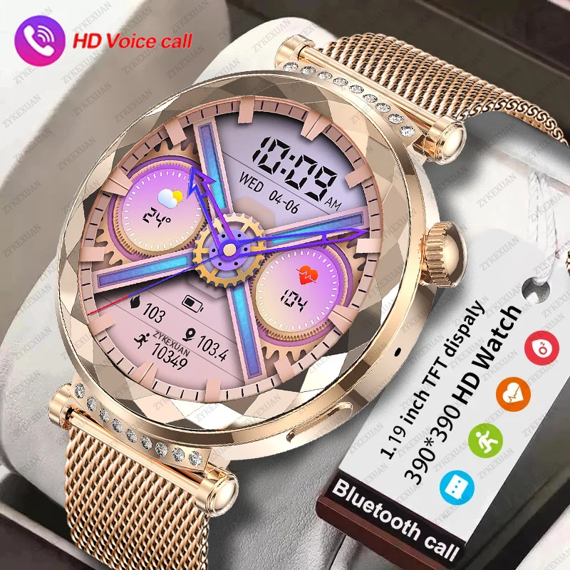 Для HUAWEI WATCH GT5 Смарт-часы Женские 390*390 AMOLED Экран NFC Часы BT Call IP68 Водонепроницаемые