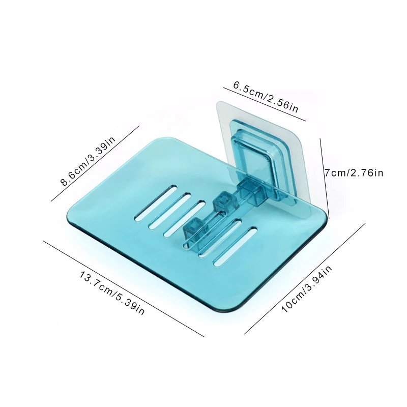 drain soap box plastic holder bathroom tray accessories storage rack suction cup soap dish case soap box dish storage plate free global shipping
