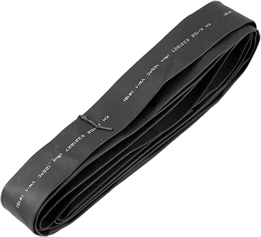 

Keszoox 18mm Diameter Black Heat Shrinkable Tube Shrink Tubing 3 Meters