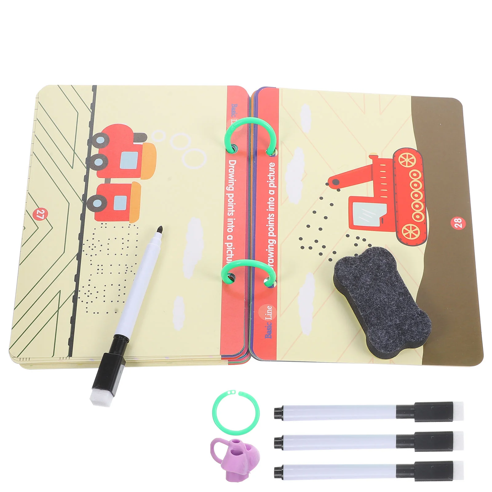 

1 Set Toy of Card Toddlers Pen Control Card Early