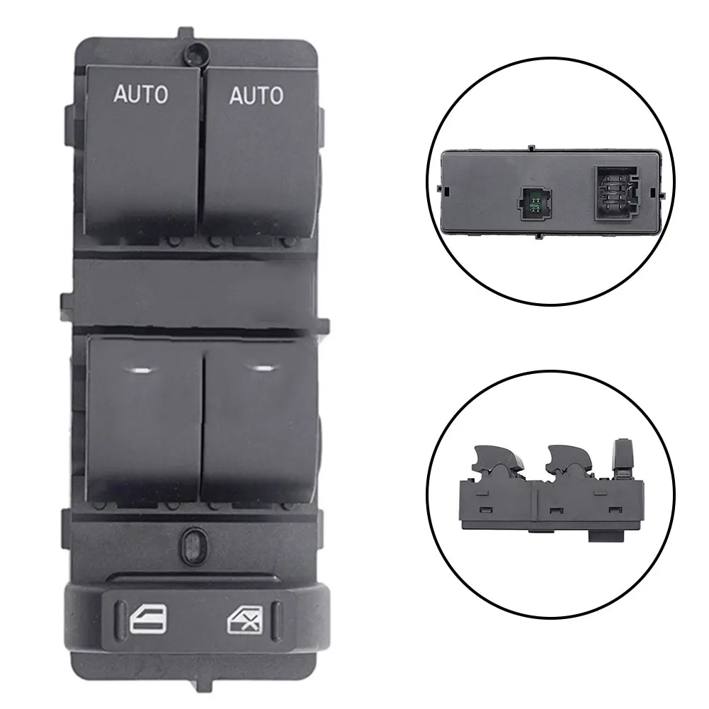 

Brand New Switch Glass Door 1 Pcs Black Car Accessories Dual Auto Version Master Power For Ford F-150 2011-2014