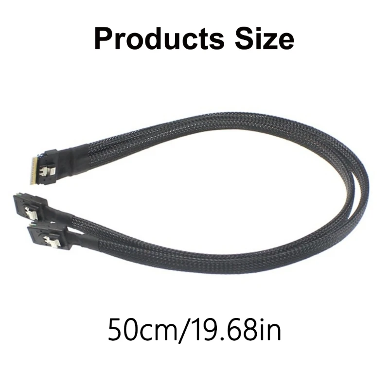 Кабель SFF8654 от 8i до 2xMini 36-контактный SFF8087