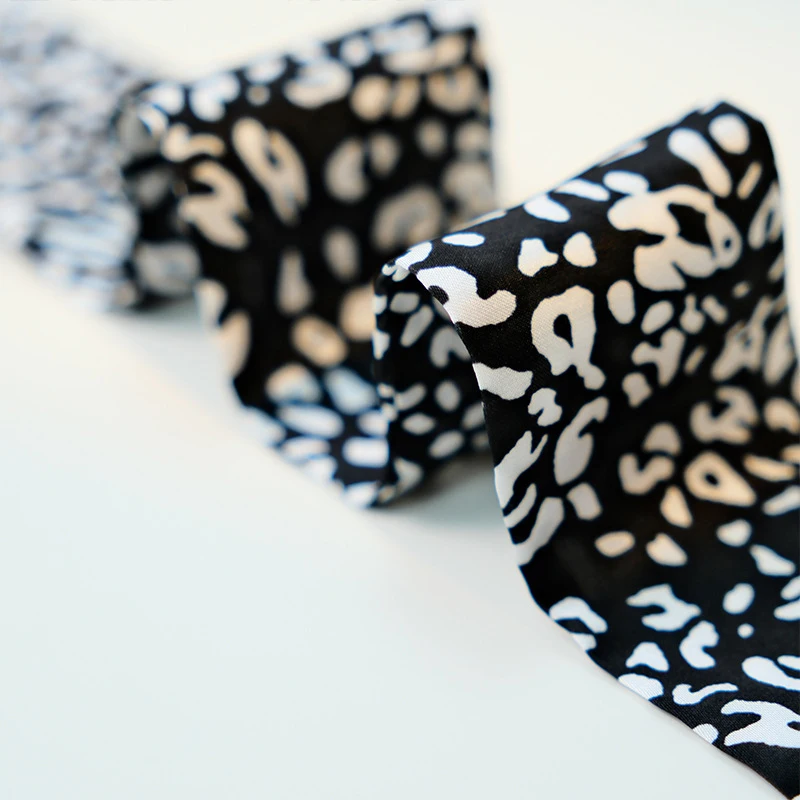 Ins Style 190 см с леопардовым принтом тонкий высококачественный маленький галстук