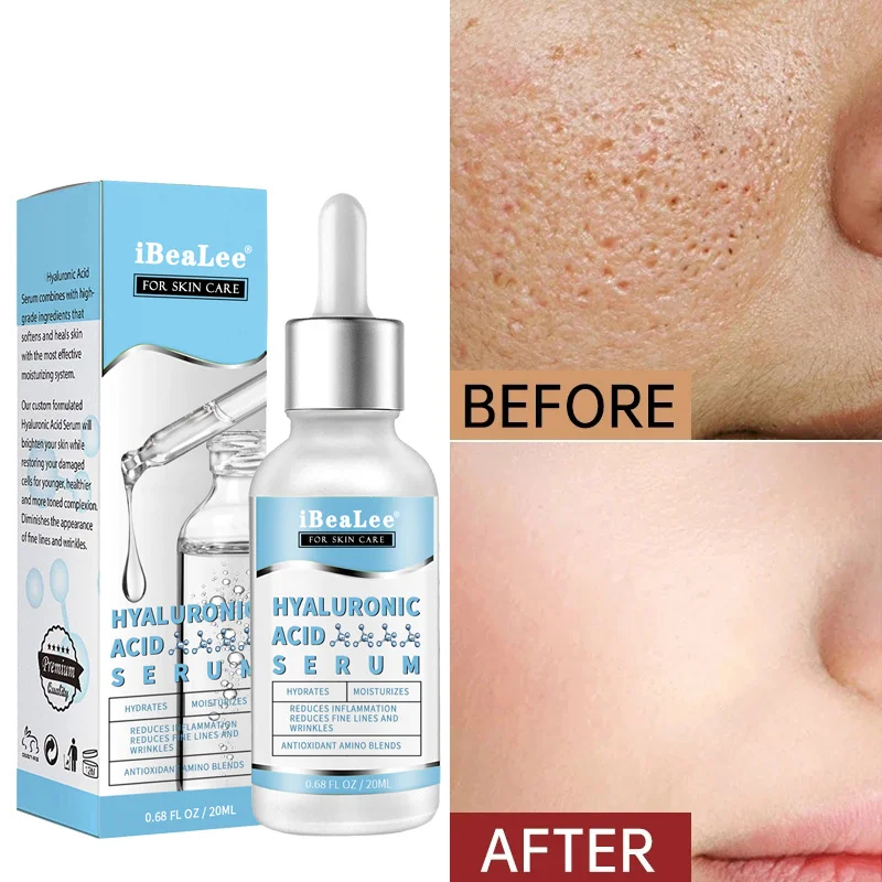 

Hyaluronic Acid Essence Liquid Anti-Wrinkle Facial Moisturizing Moisturizing Brightens Skin Tone Shrinks Pores Care Products