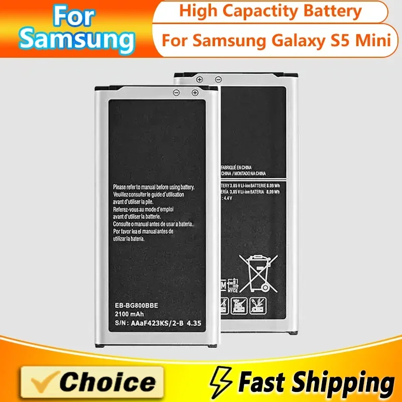 EB-BG800BBE аккумулятор для Samsung Galaxy S5 Mini G800 SM-G800F G800H G870A G870W G800A G800Y G800R