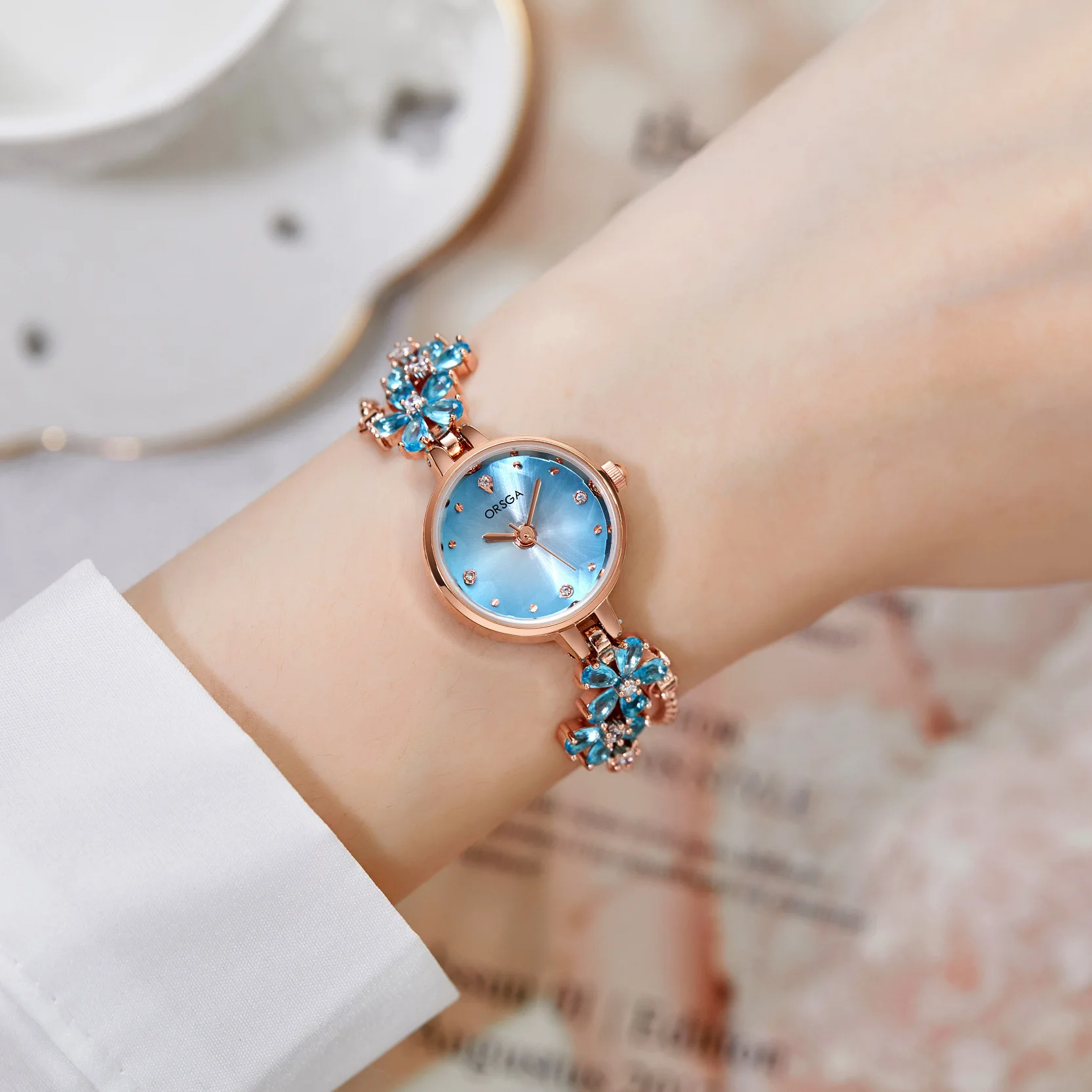 Часы женские кварцевые брендовые Модные Роскошные водонепроницаемые с