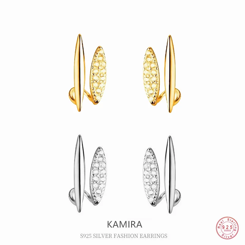 Женские серьги из серебра 925 пробы с цирконом