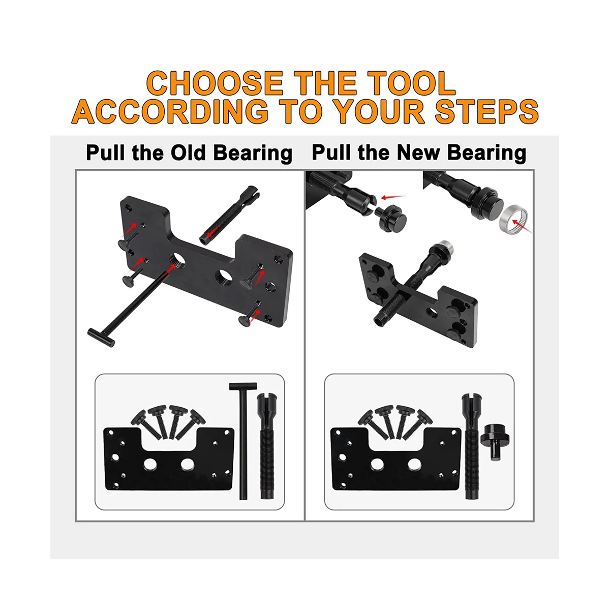 Установщик и съемник внутреннего подшипника камеры для Harley Davidson TC 88 96 103 110 Twin Cam &amp