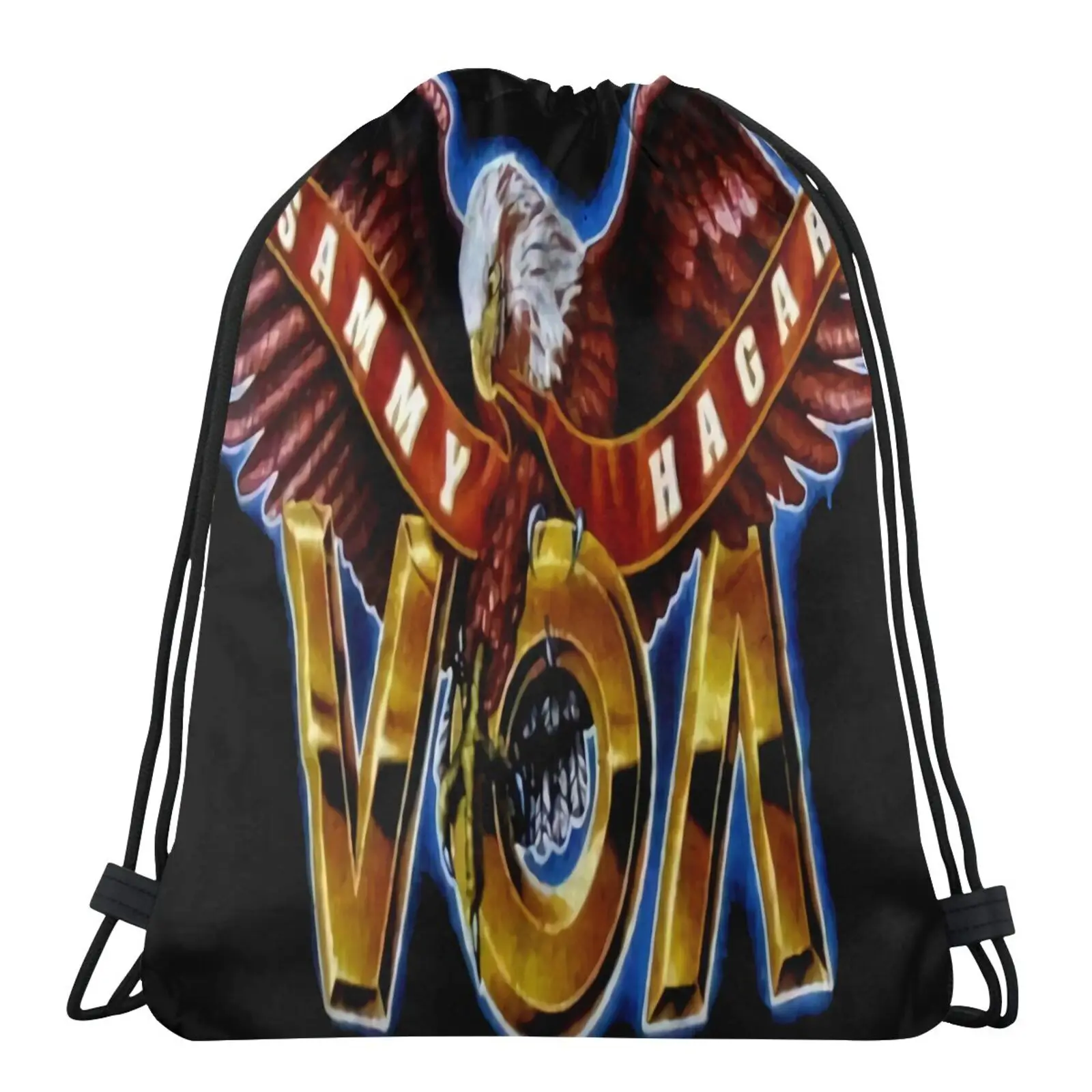 

Sammy Hagar Voa Tour 100 Reprint Men's Backpack String Bags Girls Bag Rope Bag Gothic Style Bag Bag For Shoes Draw String Bags