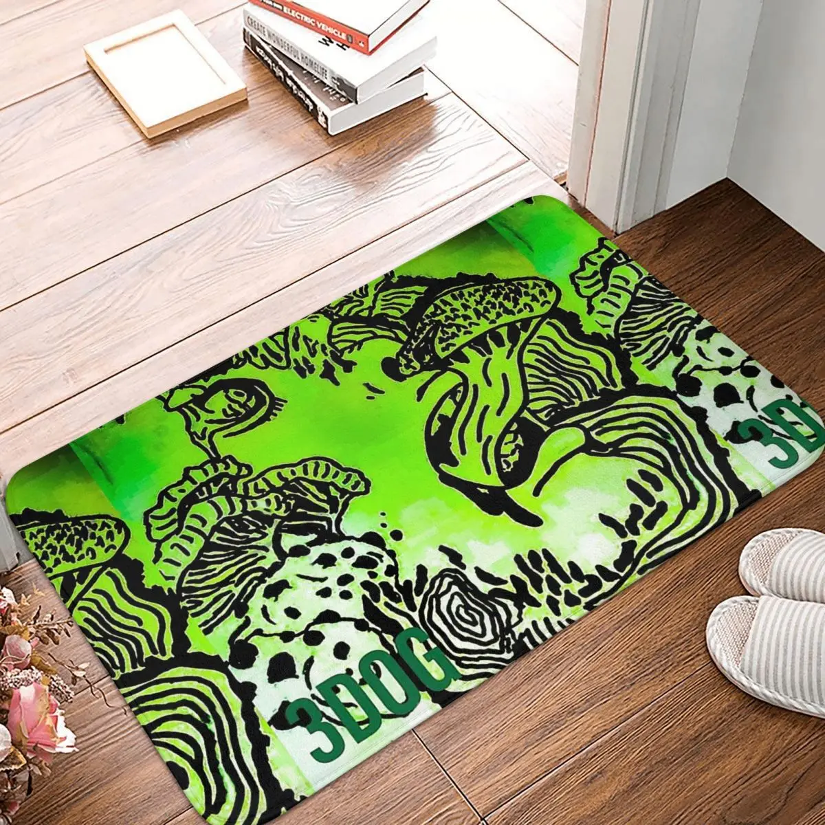 

Mushroom Men Bath Non-Slip Carpet Junji Ito Living Room Mat Welcome Doormat Home Decoration Rug