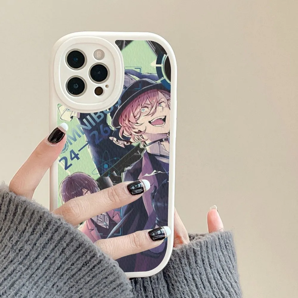 Чехол для телефона Dazai Osamu из японского аниме Bungou Stray Dogs твердой кожи iPhone 14 13 12 Mini 11