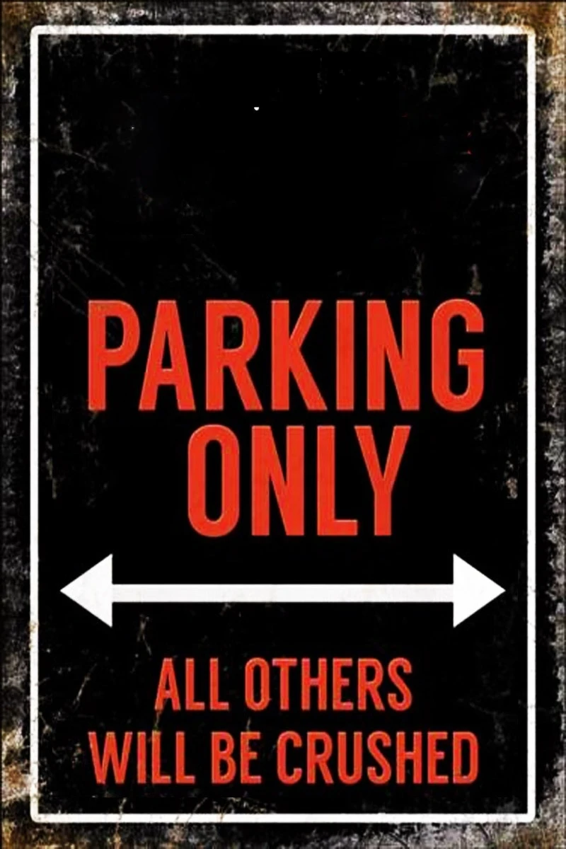

Metal Tin Sign Poster Wallboard for Parking Lot
