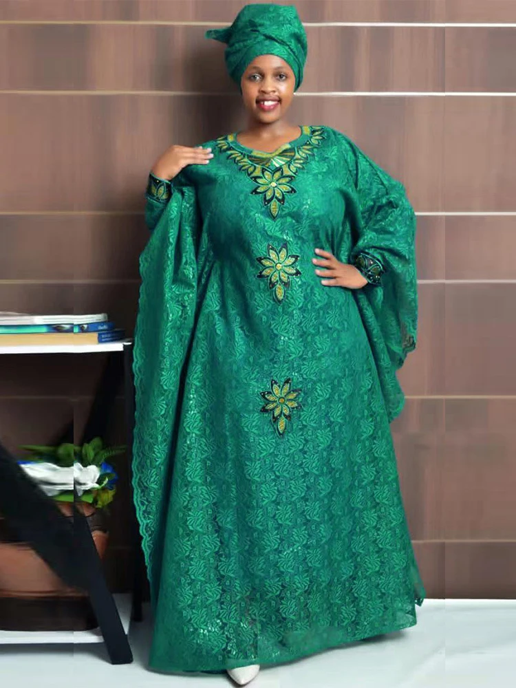 

Африканские кружевные платья для женщин, традиционное свадебное платье, Женский мусульманский хиджаб, Abayas Дубай, Турция Boubou, Дашики, наряды