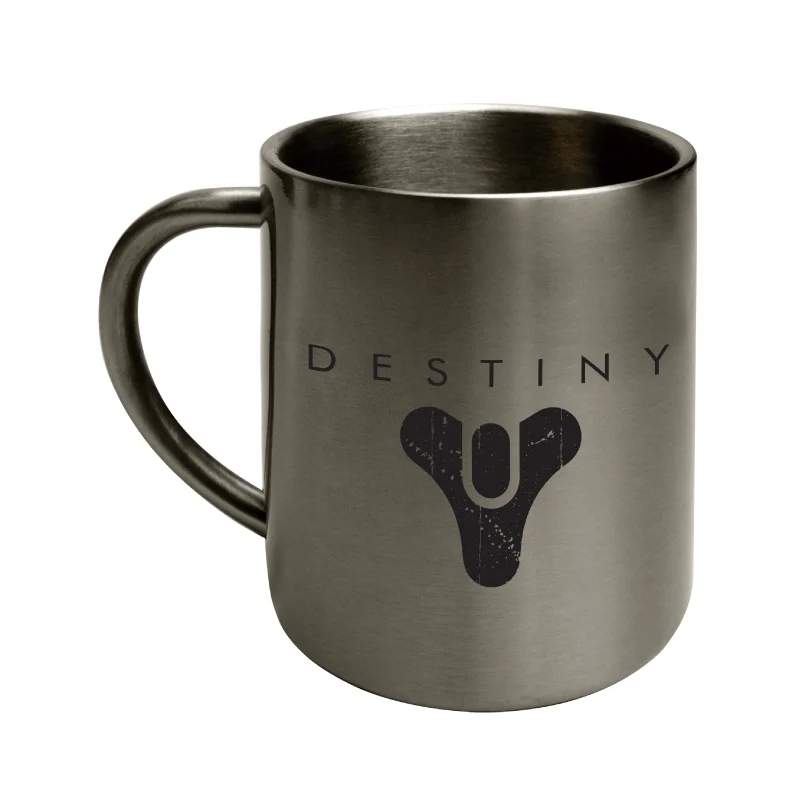 

Game Destiny 2 Stainless Steel Bungie Shelter Mug Vault Boy Gaming Heads Toys Cute Hot Action Figural Collection Model