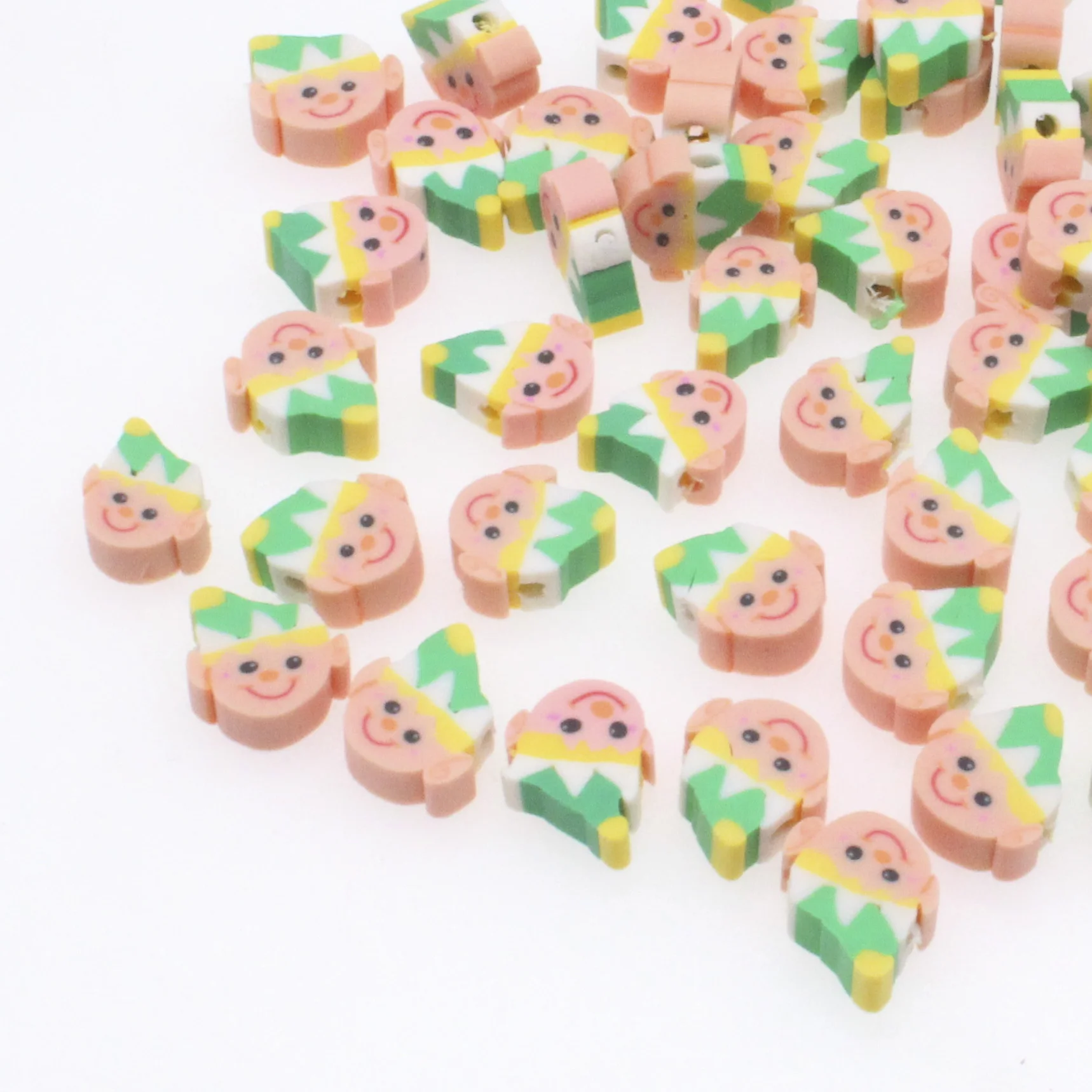 

Бусины из глины, бусины из полимерной глины, аксессуары ручной работы 10 мм, 30/50/100 шт.