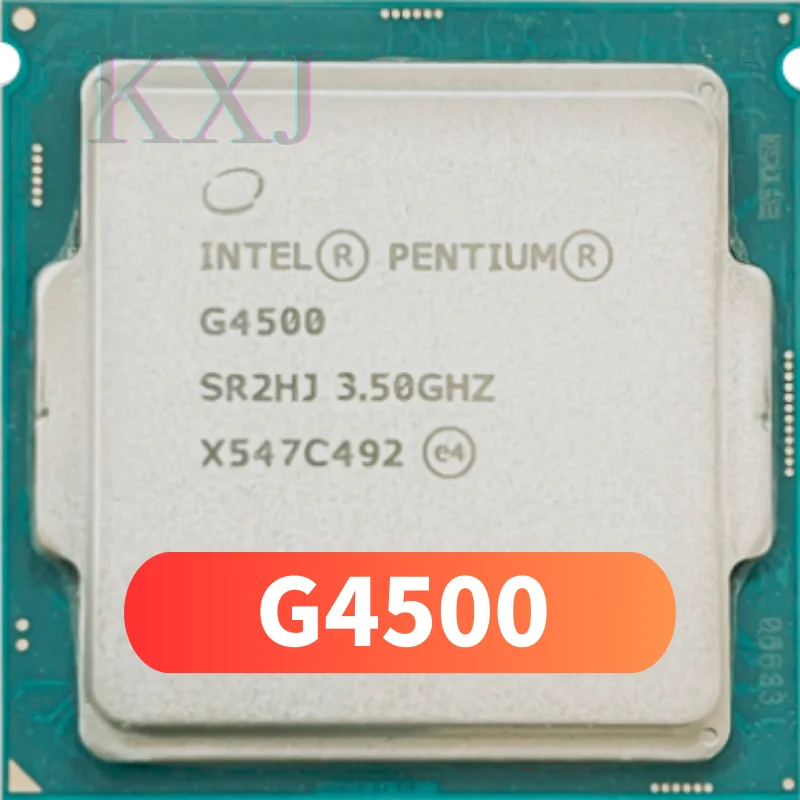 

Оригинальный процессор Intel G4500, двухъядерный процессор 3,5 ГГц, LGA 1151, отдельные компоненты, бесплатная доставка
