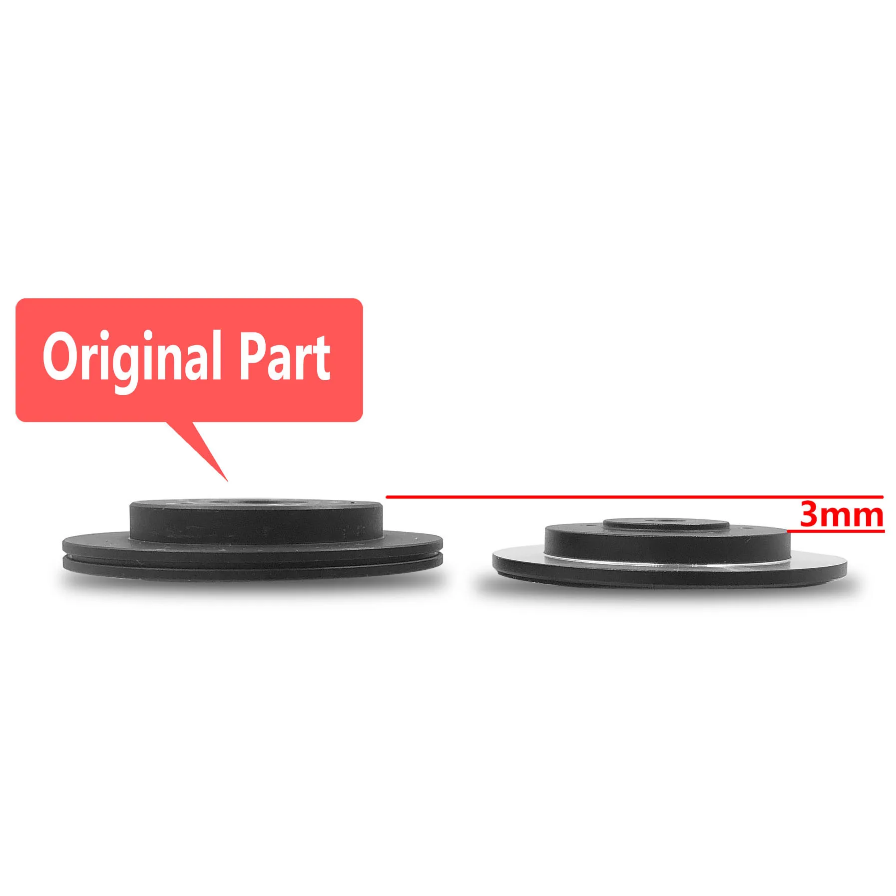 

CChand Brake Disc Spare for Toucan Capo Jimny Electric Off-Road Vehicles Samurai 1/6 RC Crawler Car TH20829
