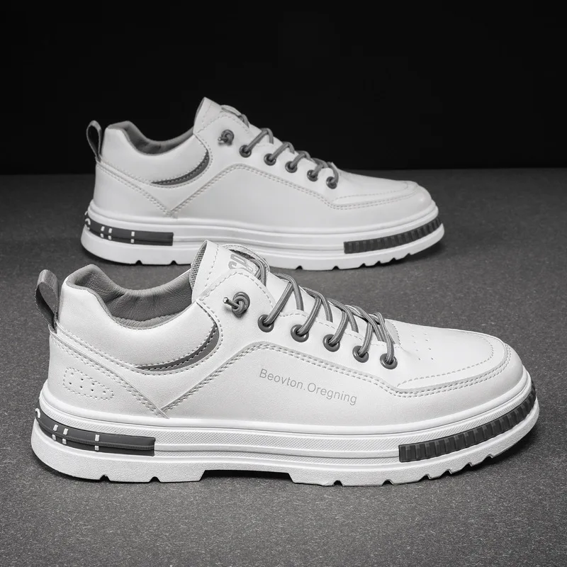 

Men's Shoes 2022 New Breathable Small White Shoes Men's All-Match Sports And Leisure High-Top Tooling Sneakers Trend
