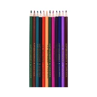 professional colored pencils with soft core triangular shaped pre sharpened cute holder perfect for school student adult drawing