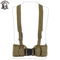 1000d nylon tactical vest molle belt men army special military combat adjustable soft padded outdoor durable hunting equipment