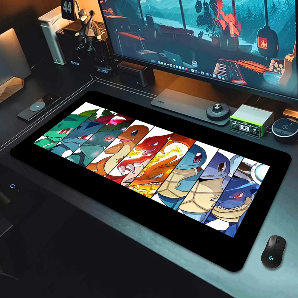 Kawaii P-pokemon Mousepad Table Playmat TCG CCG Mat Trading Card Game Mouse Pad Gaming Play 35x60CM