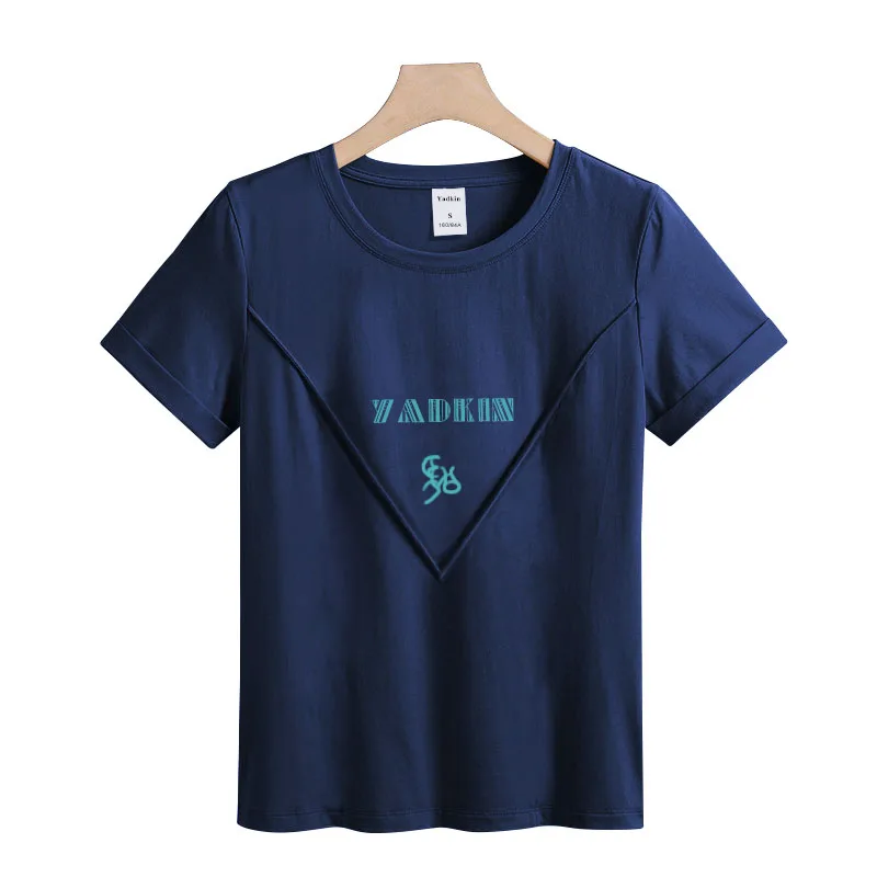 

Новая классическая высококачественная повседневная мягкая дышащая женская футболка с коротким рукавом