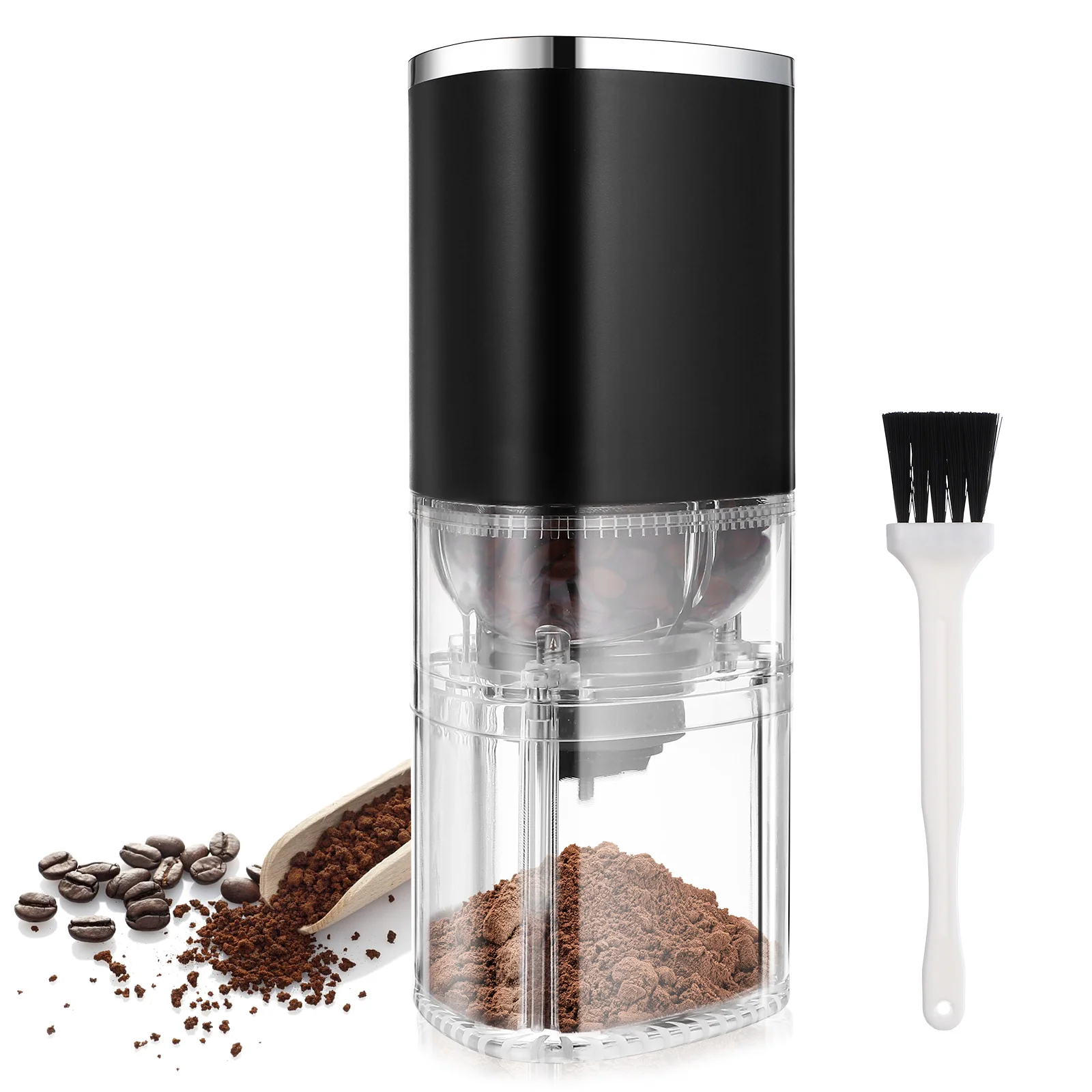 

Coffee Powder Maker Grinder Manual Bean Machine Espresso Rechargeable Electric Grinding