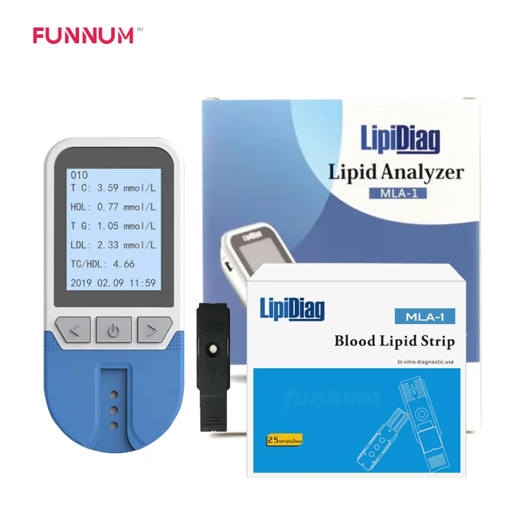 

Quick Blood Lipid Analyzer TC/HDL-C/TG/LDL-C Total Cholesterol meter