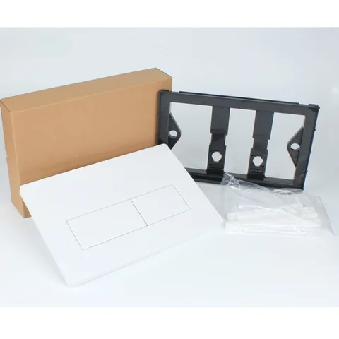 Белый двойной привод смыва, кнопки для унитаза, скрытые настенные баки, каналы для смыва, запасная часть для ванной комнаты Sigma