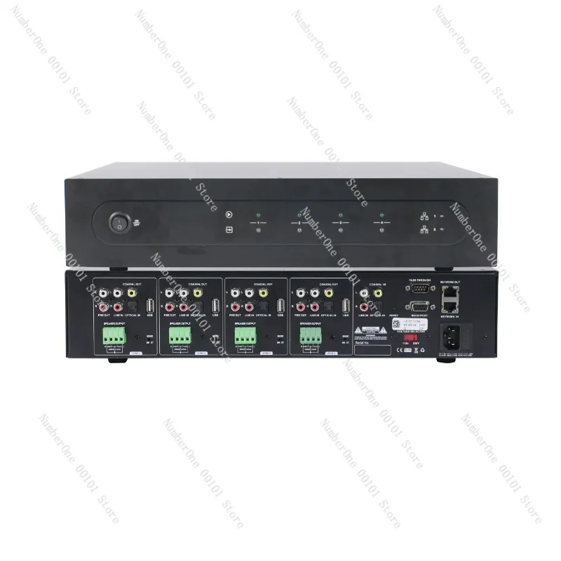 Многокомнатная домашняя аудиосистема 8 каналов 8*50 Вт 4-зонный Wi-Fi стерео аудио