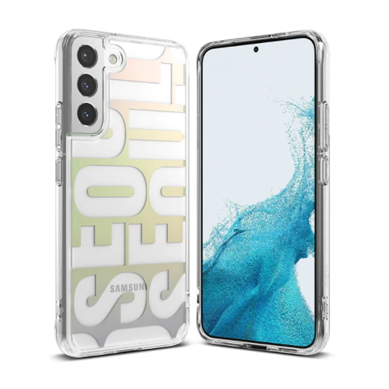 Чехол Ringke Fusion для Samsung Galaxy S22 Plus (2022) Прозрачная Жесткая задняя часть и гибкая