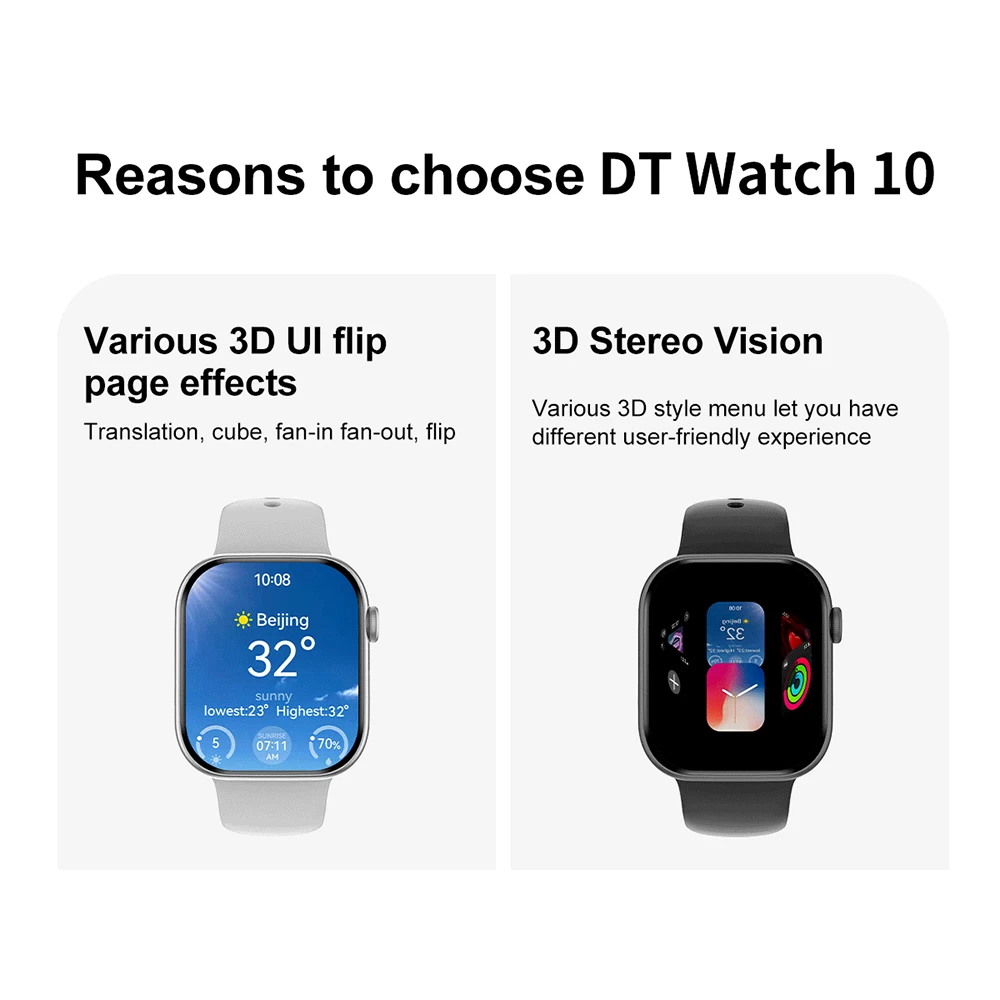Смарт-часы DT Watch 10 4G цвет в ассортименте