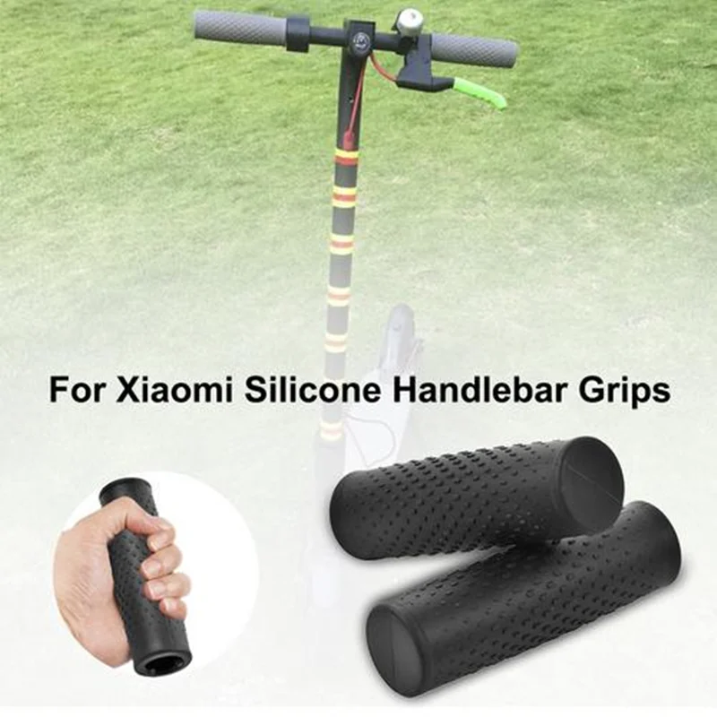 

2PCS Handlebar Grips Silicone Anti-skid Soft Rubber Handlebar Grips For Xiaomi M365 Scooter Accessories Handlebar Cover