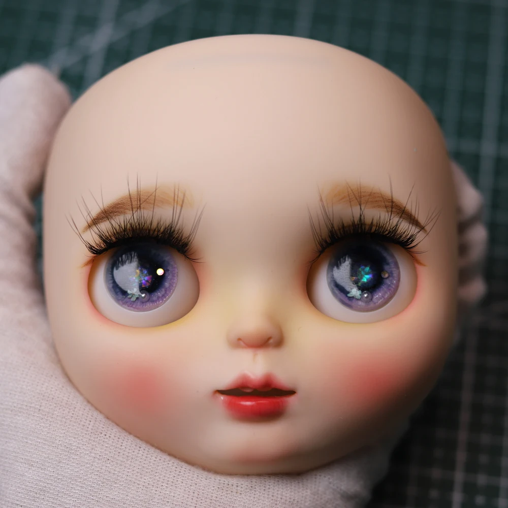

NBL RBL+ Blyth Doll Face Plate for diy your blyth makeup Including Back Plate customization doll Nude blyth white skin 9.24.63