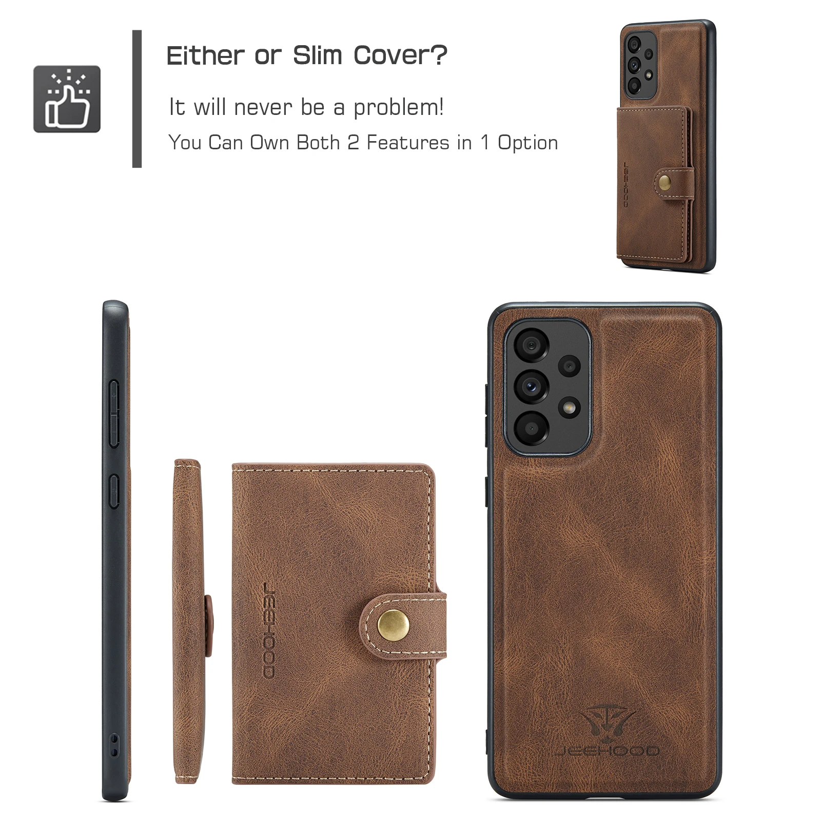 360 Powerful Protection Functional Kickstand Case For Samsung Galaxy A51 52 53 54 71 72 73 12 13 14 22 32 Securely Wallet Cover