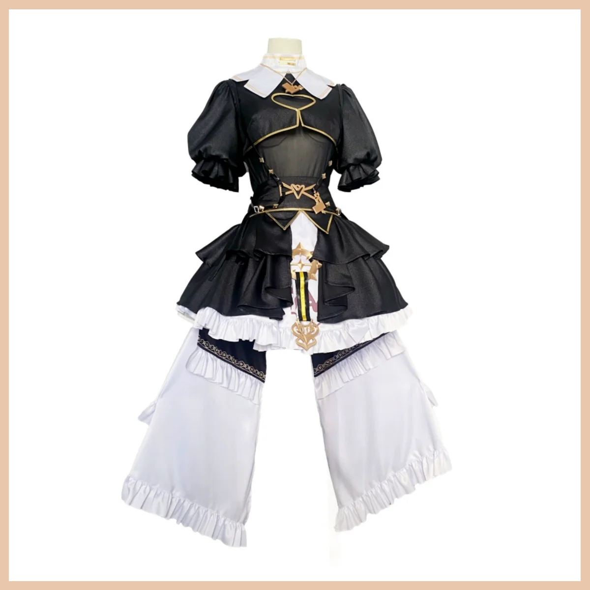 Фото XqVirtual YouTuber Houshou Marine Косплей Костюм VTuber Nun Sister 1st Live Ahoy Gothic Dress Парик Женский Сексуальный Карнавальный Костюм №3