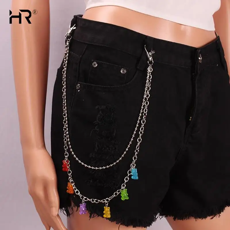 

Punk Chain On The Jeans Pants Women Men Keychain Chains For Pants Hipster E Girl Boy Clothing Accessories