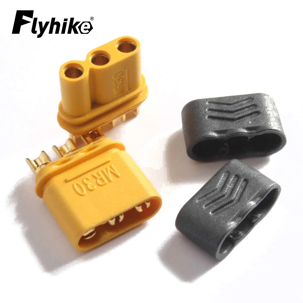 5 / 10 / 50 пар AMASS MR30 Штекерный разъем с оболочкой разъем для радиоуправляемой батареи Lipo Радиоуправляемый Мультикоптер самолет