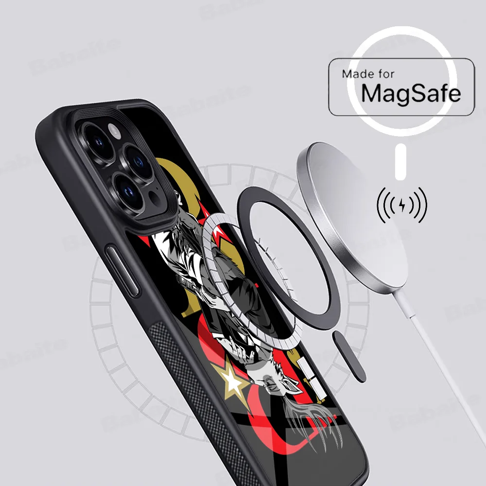 BEASTARS Phone Case Magnetic For IPhone 16 14 13 12 11 15 Pro Max Plus Magsafe Wireless Charge Cover