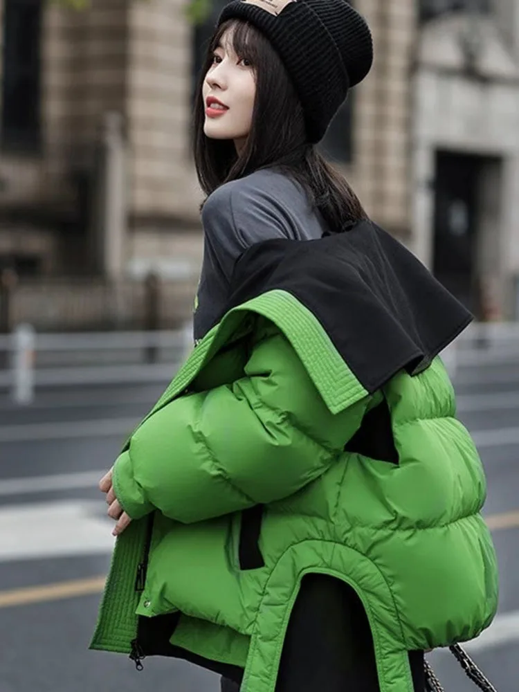 2024 зимняя куртка на белом утином пуху для женщин корейские универсальные пуховые
