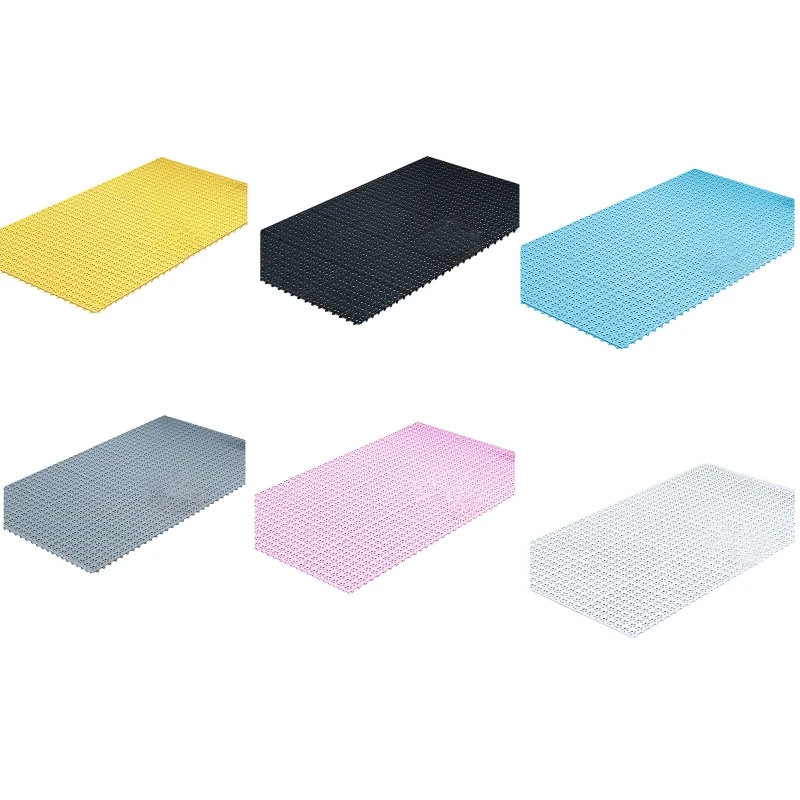 

Bathroom Anti-slip Floor Mat with Draining Hole Hollow Thicken Pad Mats for Home Kitchen Bathroom Shower Massage Splicing Toilet