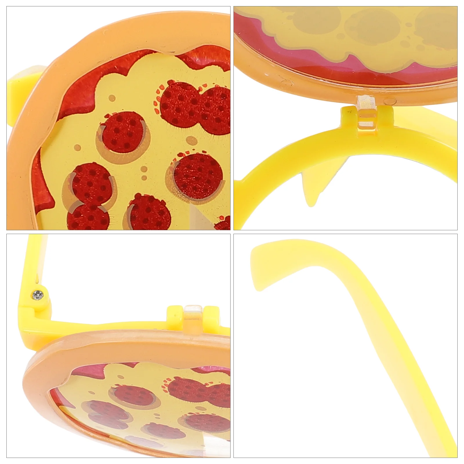 Очки для пиццы нежный реквизит калейдоскоп очки очков забавный фотобудки