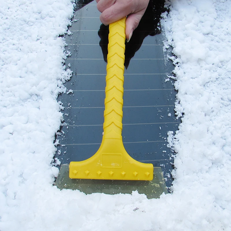 

Snow Scraper Silicome Material Snow Remover Tool Winter Car Ice Snow Shovel Two-In-One Screwless Telescopic Snow Removal Shovel