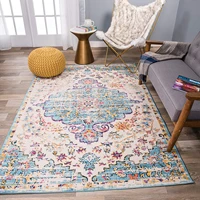 bohemian decoration ethnic style area rug for living room vintage bedroom carpet bathroom absorbent anti slip rug home decor