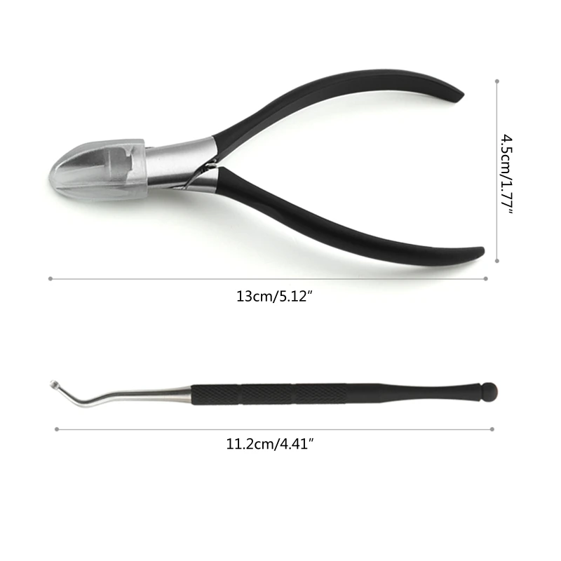 

Ingrown Toenail Clippers,Podiatrist Toe Nail Lifter,Sharp Pedicure Tools,Curved Blade Nail Clipper,for Hard Thicken Nail