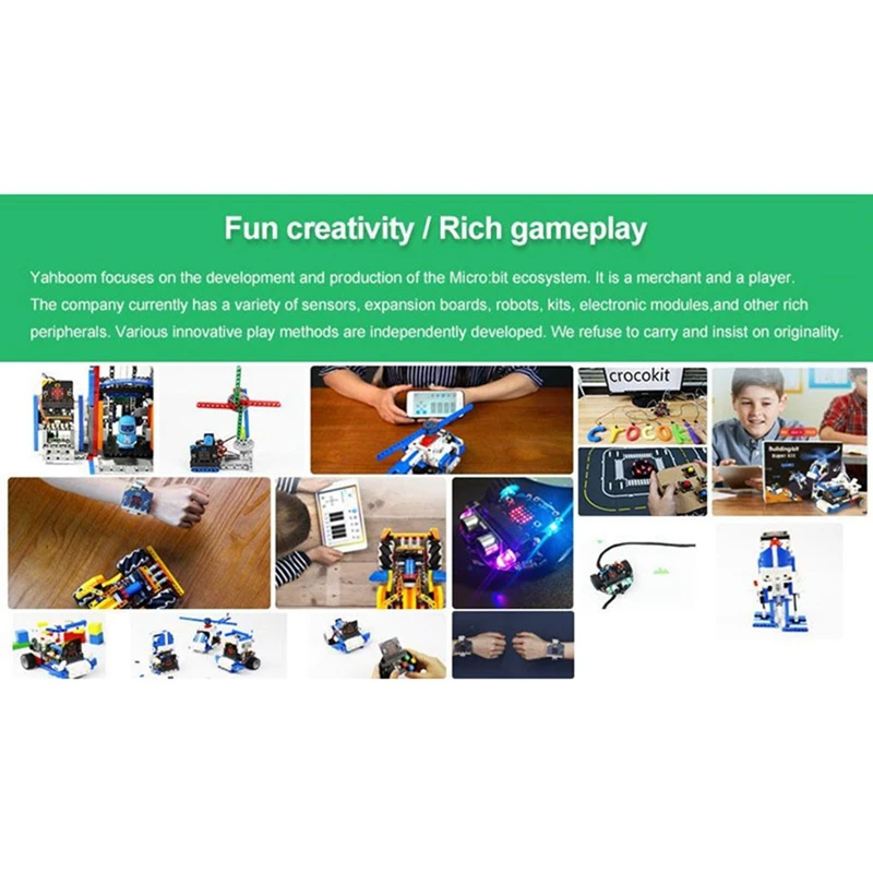 Стартовый комплект Microbit Board V2 имеет встроенные динамики и микрофон с поддержкой