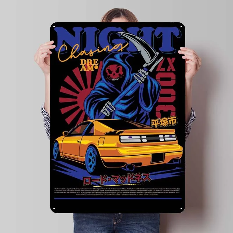 Жестяная Табличка Reaper X 300zx настенная металлическая табличка для украшения стен