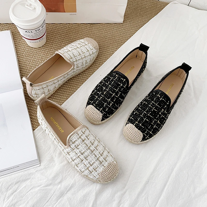 

New Designer LineShoes All-match Sports Shoes Women Casual Round Toe Flat Shoes Single Shoes Women Zapatos De Mujer